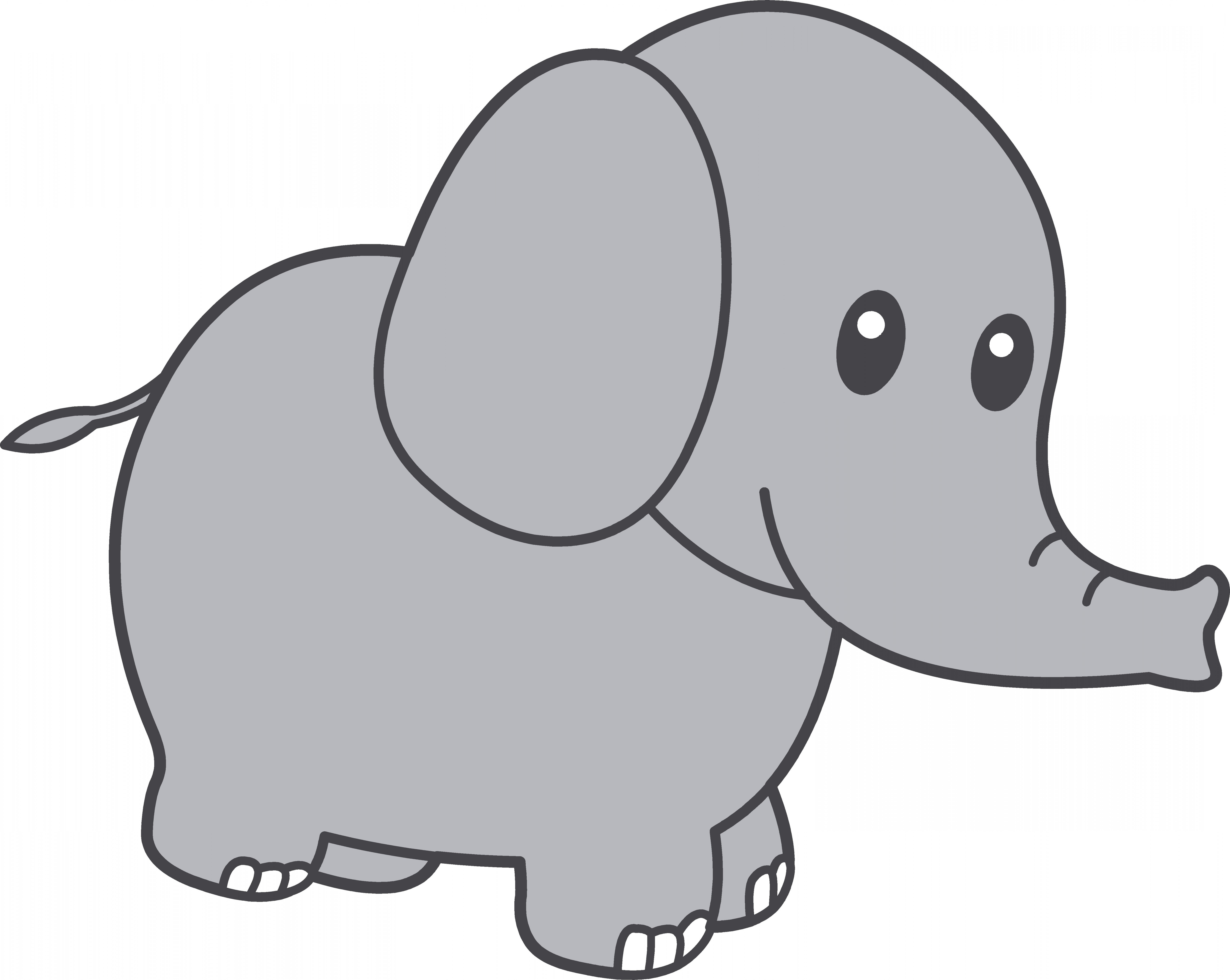 7274x5796 Baby Elephant Clipart The Cliparts Regarding Clip Art Free Cute