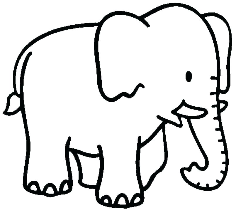 805x725 Coloring Pages Baby Elephant Coloring Book And Drawing At Free