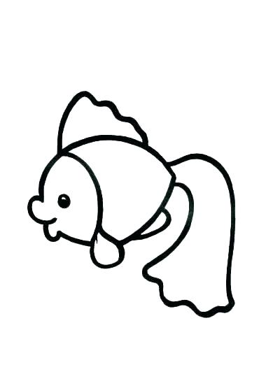370x525 Small Fish Coloring Pages Printable Cute Funny F Klubfogyas