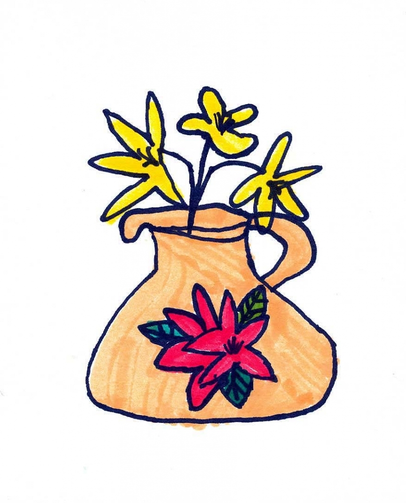 826x1024 Small Flowers To Draw