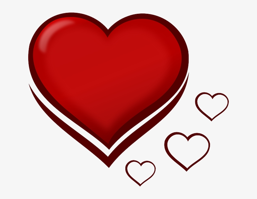 820x635 Heart, Red, Outline, Love, Care, Valentine, Cupid