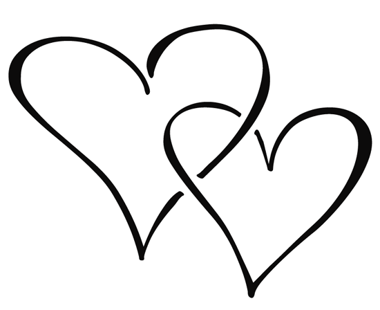 550x448 Love Heart Line Drawing Images Designs Small Heart Tattoos