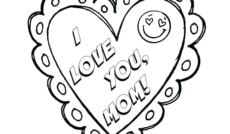 775x450 Small Heart Coloring Pages Color