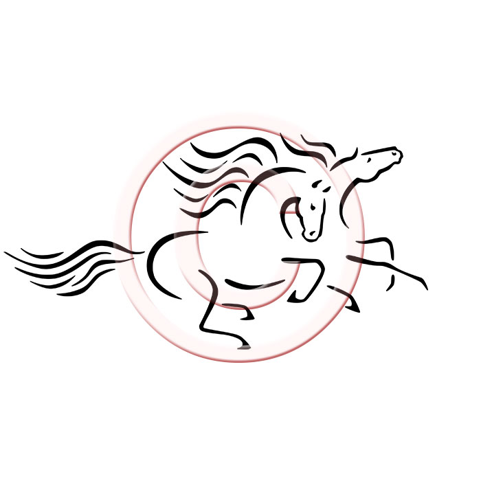 700x700 Horse Drawing Logo For Free Download
