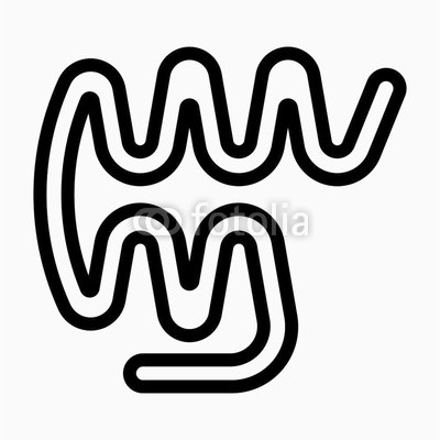 400x400 Outline Small Intestine Pixel Perfect Vector Icon Buy Photos