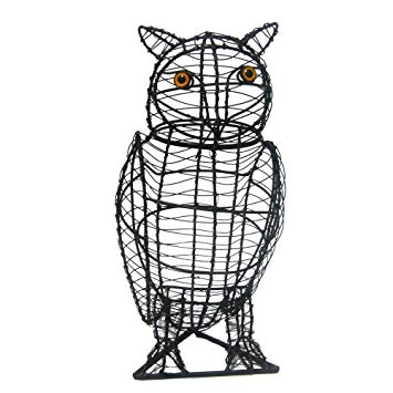 355x355 Ornamental Garden Owl Wire For Cm Garden Outdoors
