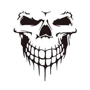 300x300 Cool Small Size Punisher Skull Logo Car Surface Sticker Window