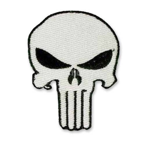500x500 Punisher Skull Patch