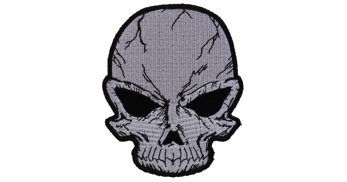 1200x630 small cracked skull patch grey skull patches thecheapplace
