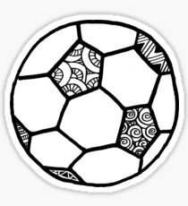 210x230 Soccer Ball Drawing Stickers Redbubble