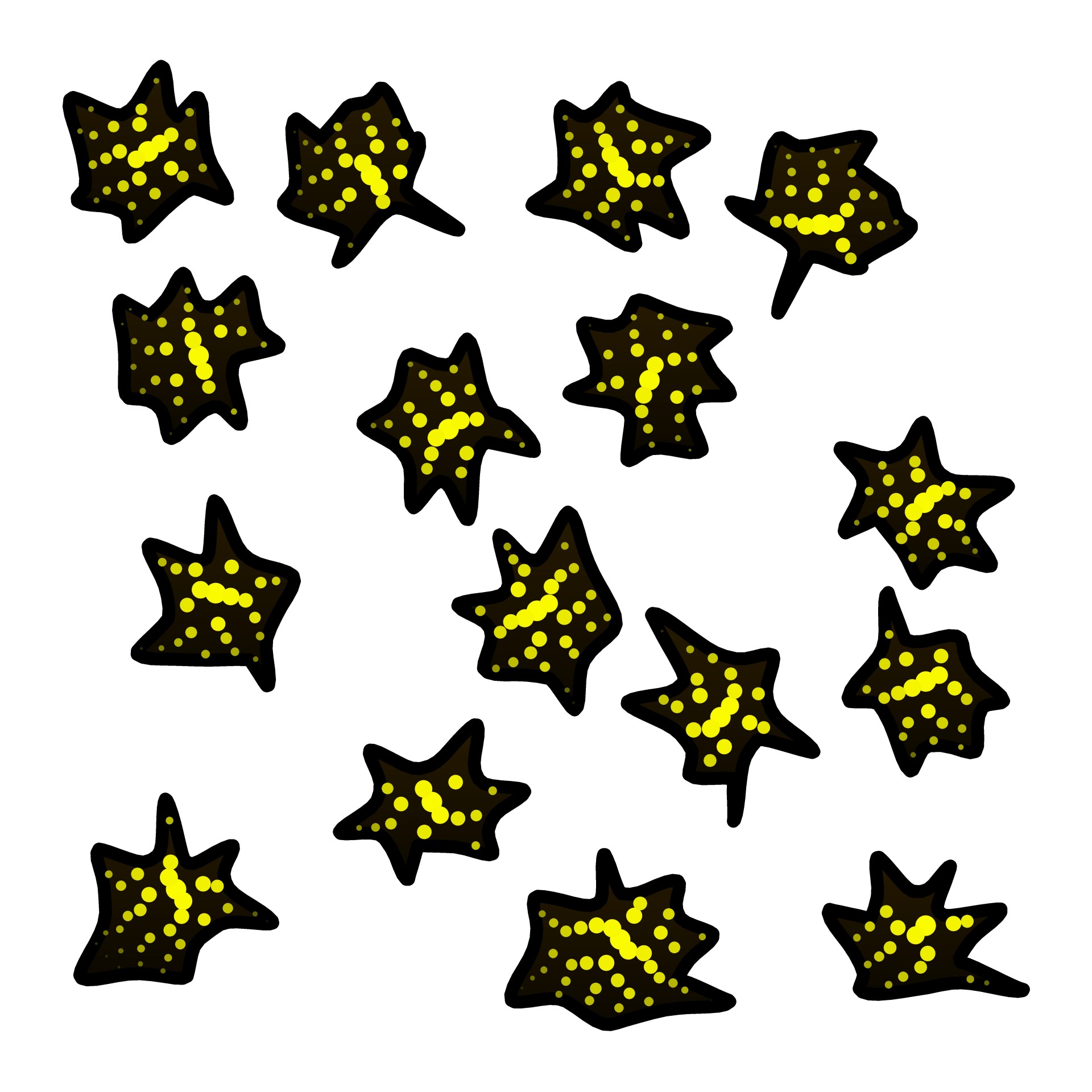 1920x1920 Small, Stars, Drawing, White Background, Psychedelic