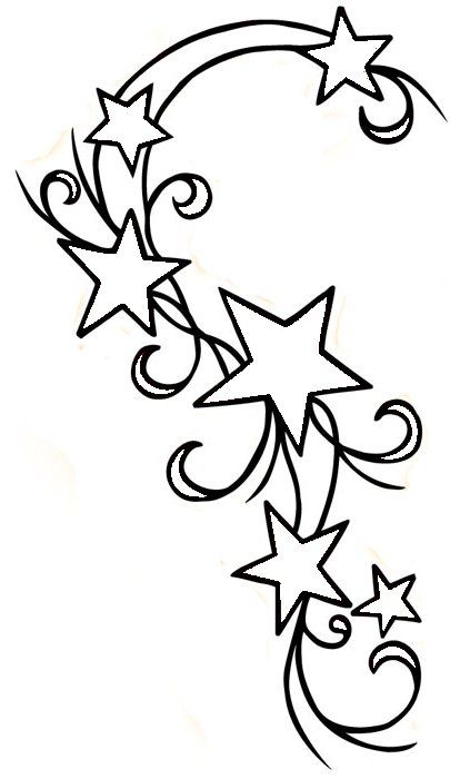 405x700 Cute Tattoo Design For My Shoulder But Change Some Of The Stars