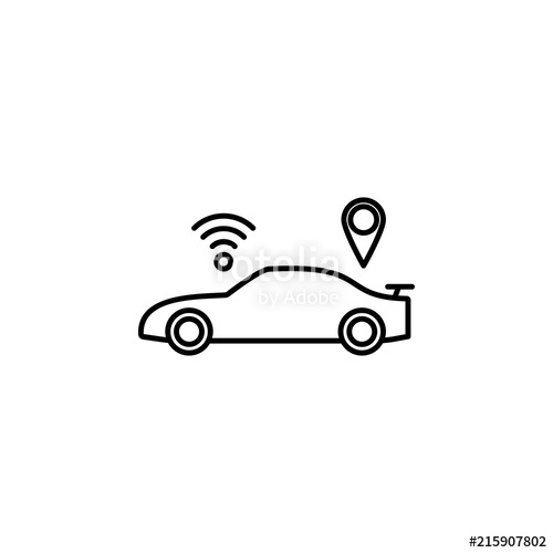 500x500 Smart Car Icon Element Of Intelligence Icon For Mobile Concept