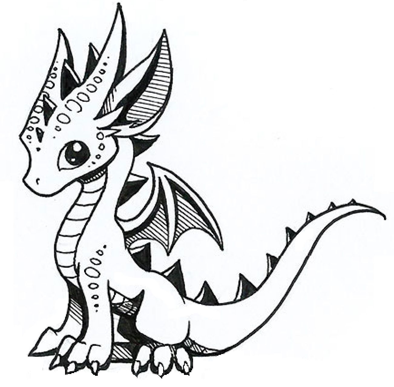 Smaug Dragon Drawing