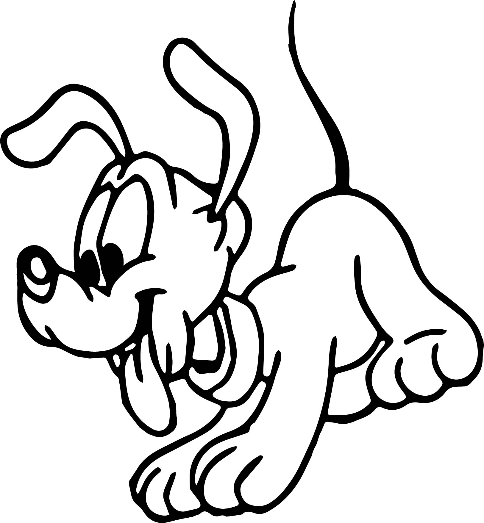 1626x1758 Baby Pluto Smile Dog Coloring