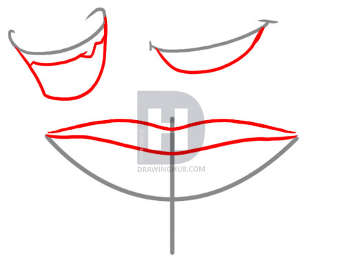 502x394 How To Draw A Smile, Step