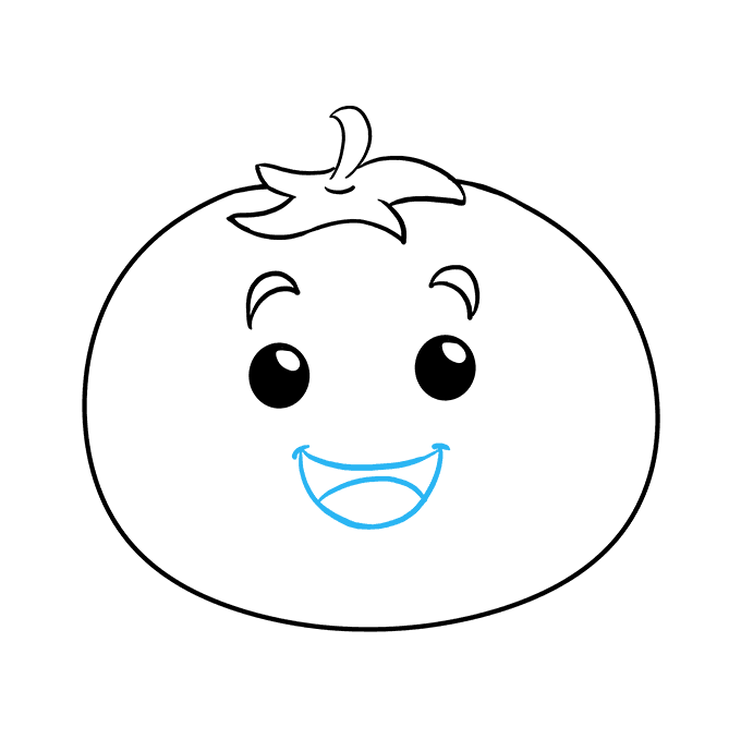 680x678 How To Draw A Tomato