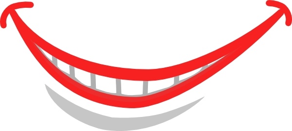 600x270 Smile Mouth Teeth Clip Art Free Vector In Open Office Drawing