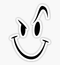 210x230 Naughty Smiley Drawing Stickers Redbubble