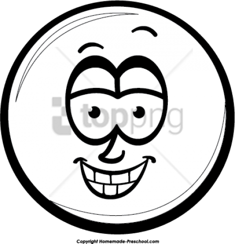 480x500 smiling face line art png image with transparent background toppng
