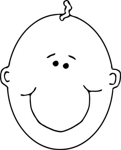 399x495 Download Free Png Baby Bald Head Smiling Happy