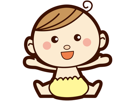 453x340 Free Silhouette Vector Baby Face Icon Up