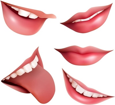 400x368 Smile Mouth Teeth Free Vector Download