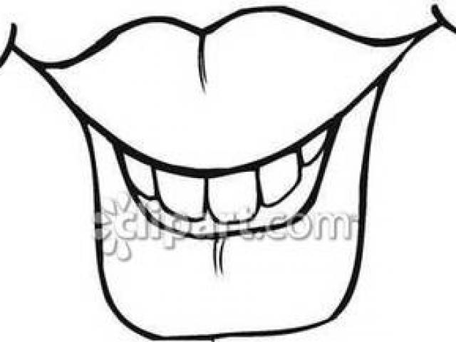 640x480 Smiling Mouth Clipart