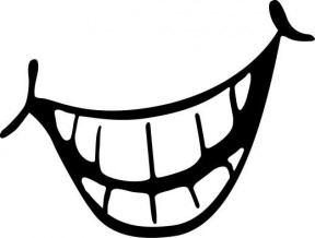 288x218 Clipart Smile Teeth Mouth
