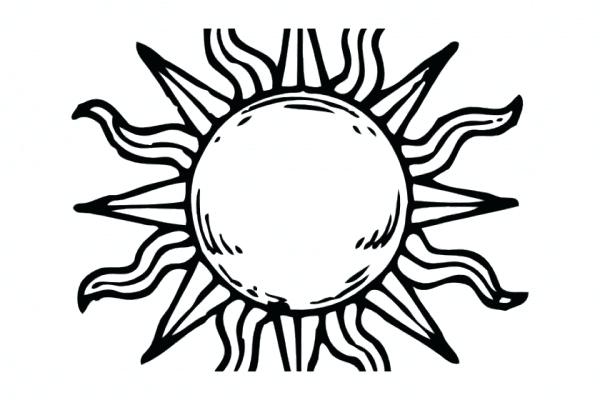 600x400 Sun To Draw Comments Sunflower Drawing Tumblr