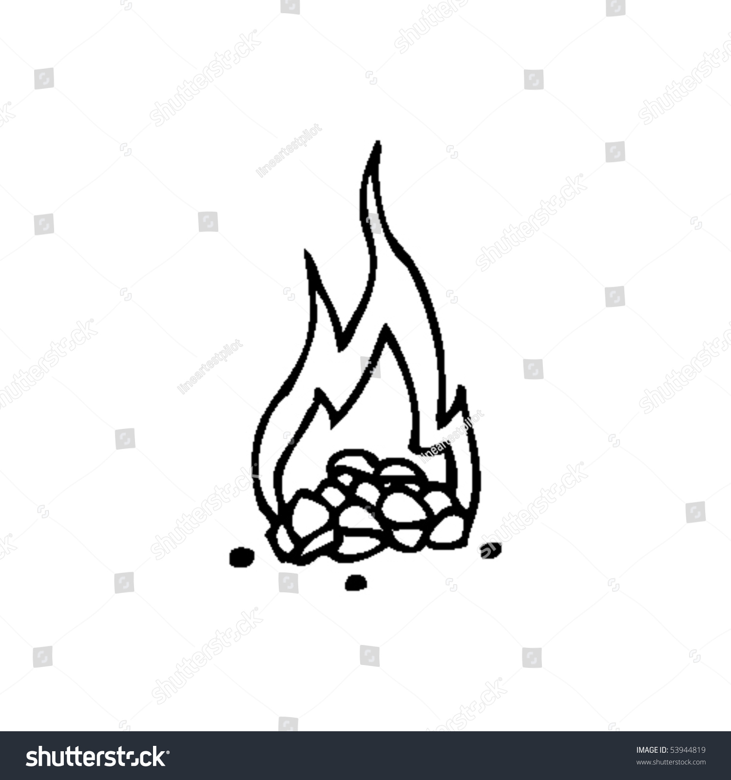 1500x1600 Campfire Memory Drawing Smoke Outline Small Simple A Carmi Chaelinn
