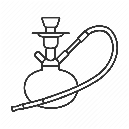 512x512 Hookah Drawing Transparent Png Clipart Free Download