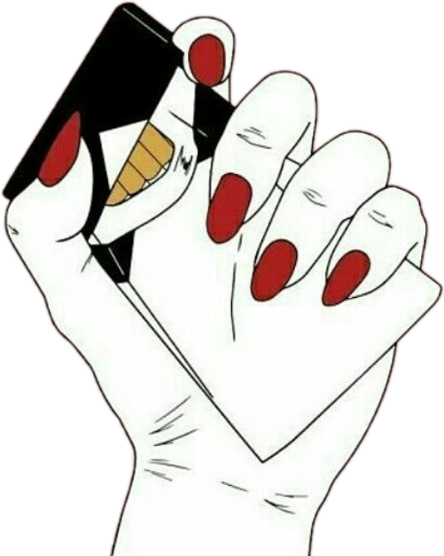 501x627 Tumblr Red White Smoke Girl