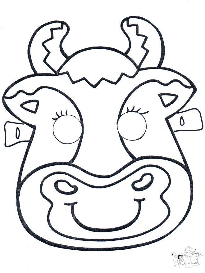 660x880 Mask Drawing Cartoon For Free Download