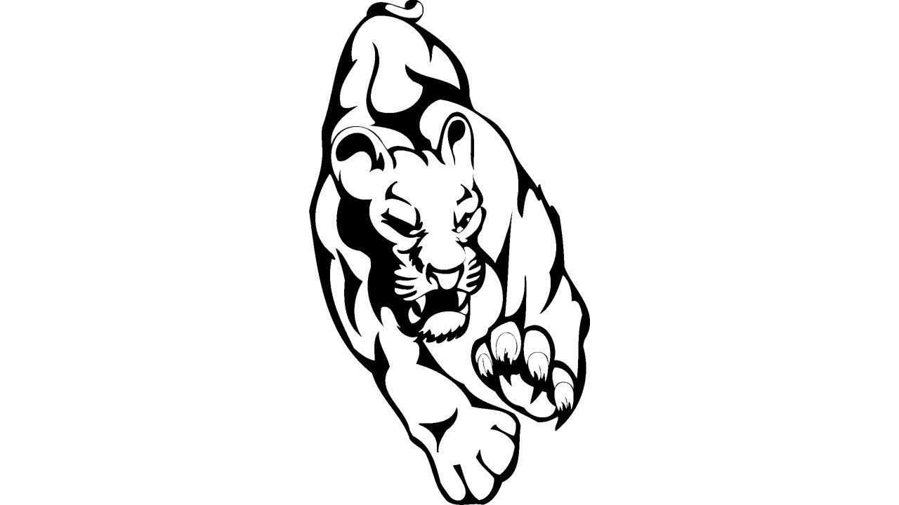 1280x720 Muscle Big Cat Leopard Cat Sticker