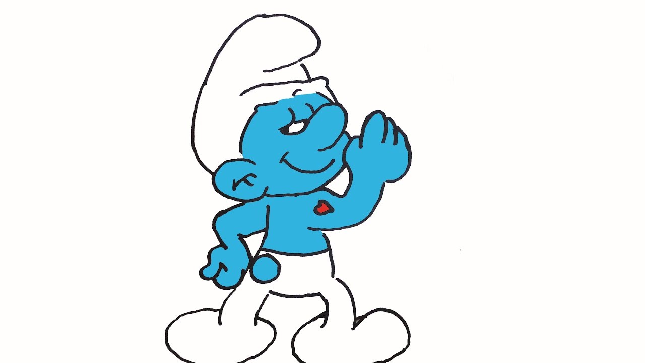 1280x720 How To Draw Hefty Smurf