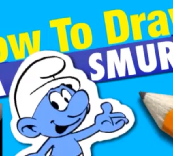 600x540 How To Draw A Smurf, Easy Step