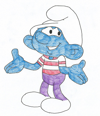 342x399 Dopey Smurf