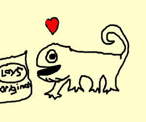 300x250 Baby Chameleon Looking For A Snack