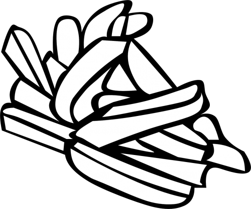 500x418 Collection Of Free Fries Drawing Snack Download On Ui Ex
