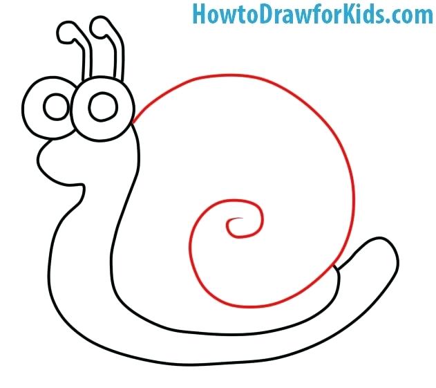 631x561 drawing of a snail learn how to draw a snail with a pencil how