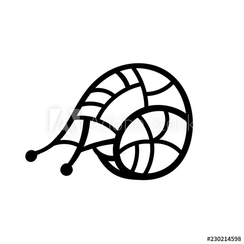 500x500 Snail Illustration