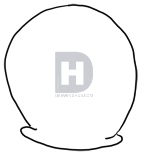 303x308 How To Draw Gary The Snail, Step