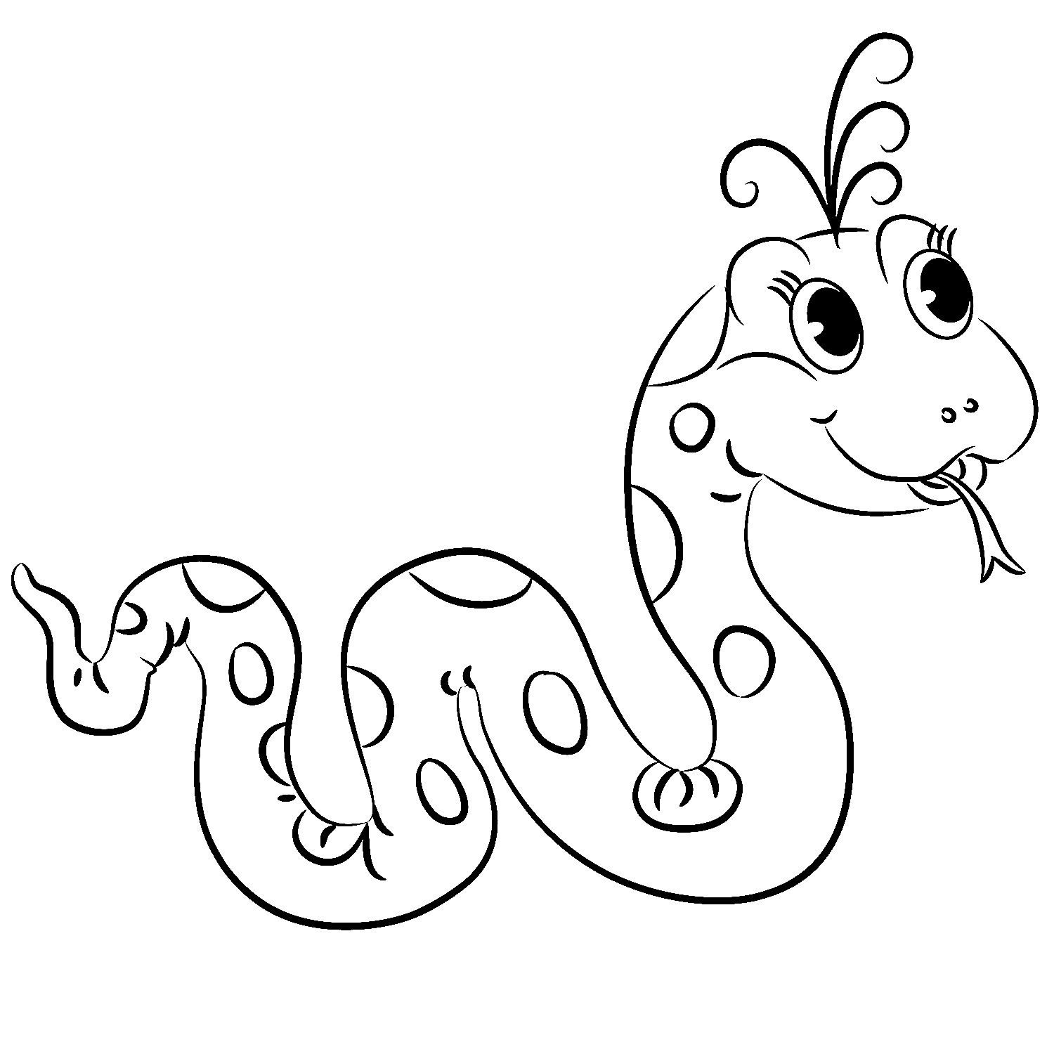 1500x1500 Serpent Clipart Snake Drawing