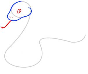 302x254 How To Draw How To Draw A Snake For Kids