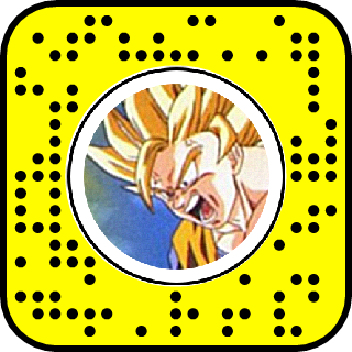320x320 Super Saiyan Snapchat Lens Filter