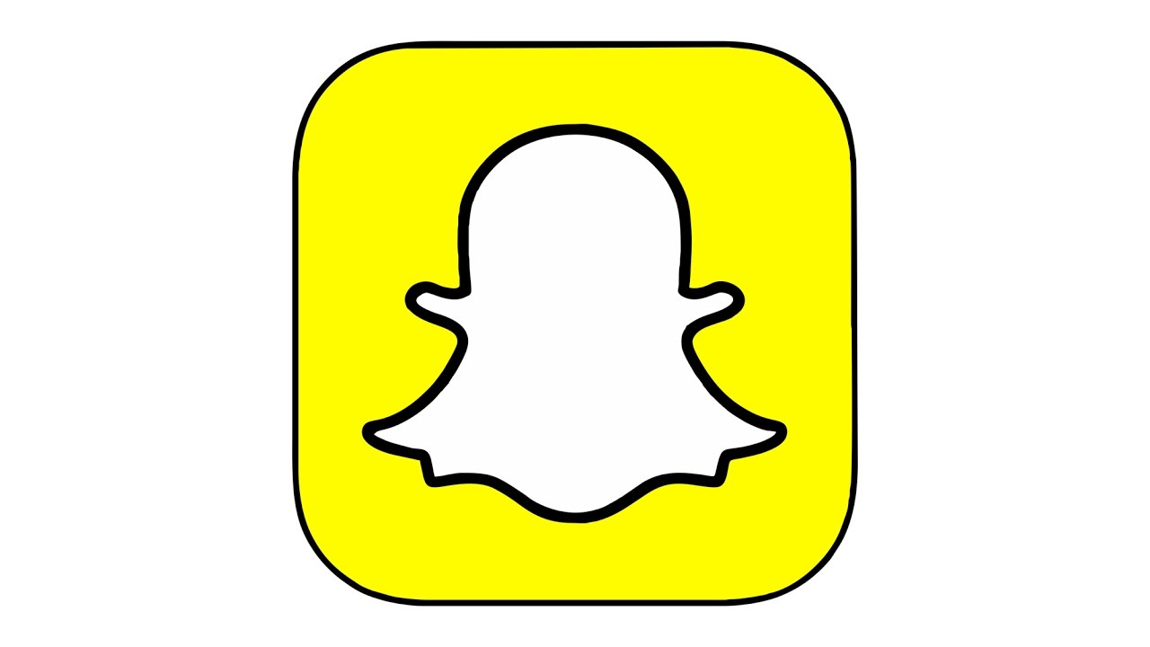 1280x720 how to draw the snapchat logo