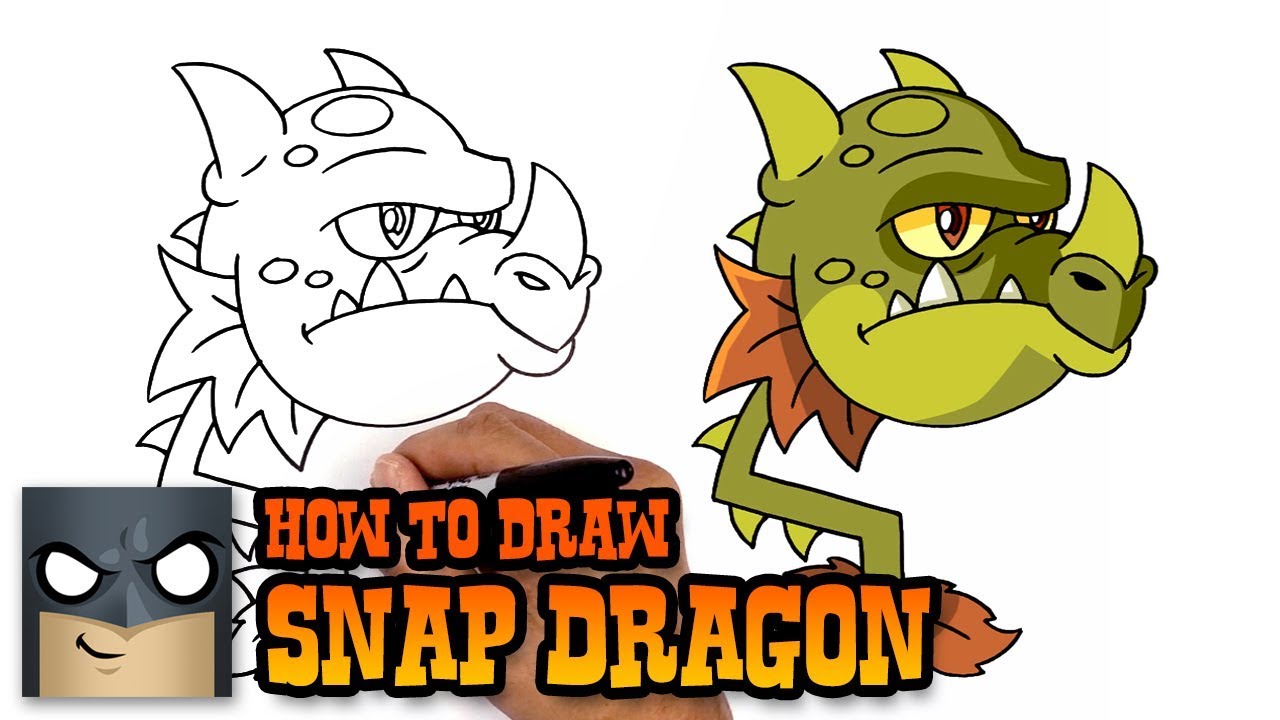 1280x720 How To Draw Snap Dragon Plants Vs Zombies