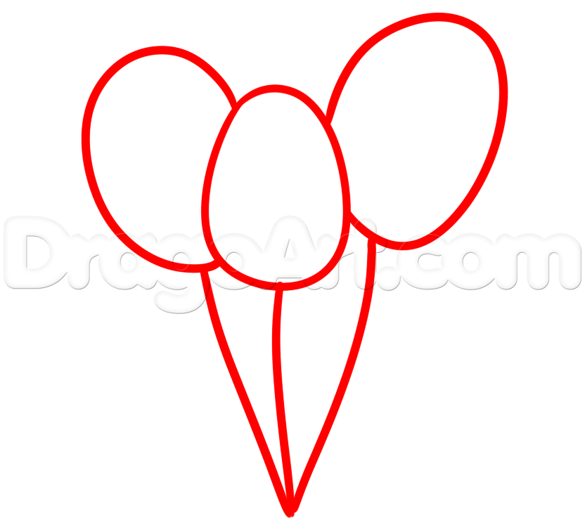 832x753 Draw Spring Tulips, Step