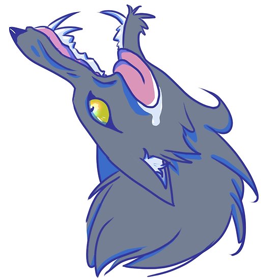 550x550 snarling wolf posters